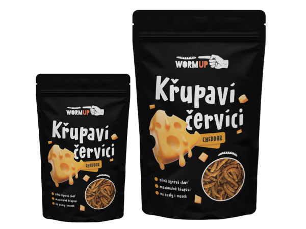 Křupaví červíci cheddar (1)